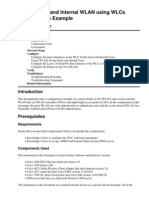 Guest Wlan and Internal Wlan Using Wlcs Configuration Example