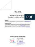 Cabling Standard - ANSI-TIA-EIA 570 - Residential Cabling Standard