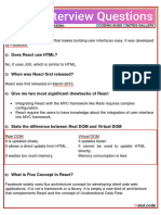 React Interview Questions With Examples