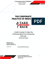 Take Back Medicine Working Paper