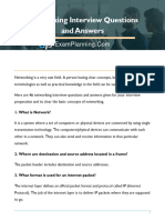 Networking Interview Questions and Answers PDF