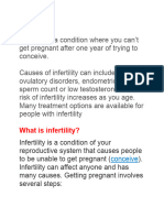 Infertility