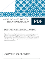 Analog and Digital Transformation