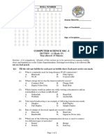 Final Model Paper Computer Science SSC-I