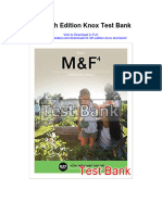 MF 4th Edition Knox Test Bank