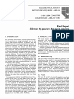 Final Report Siliceous Byproducts For Use in Concrete 1988