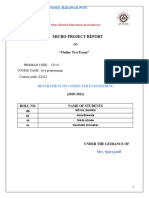 Java Microproject