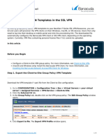 How To Configure VPN Templates in The SSL VPN