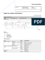 Cylinder Arm Volvo EC950E - Specifications