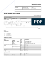 Cylinder Bucket Volvo EC750D - Specifications