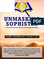 Unmasking Sophistry Oct Dec 2023