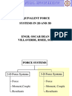 6 Equivalent Force Systems in 2D and 3D Final1