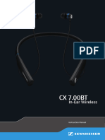 Sennheiser CX7.00BT Manual