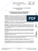 PRBCE Res#2023-09 Recommending A New List of Non-Programmable Calculators Allowed To Be Used in The Civil Engineering Licensure Examinations