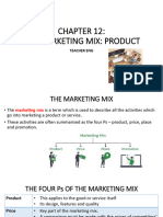 Chapter 12 The Marketing Mix Product