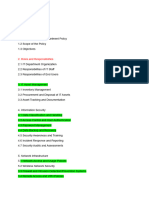 TOC of IT Department