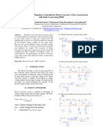 Design of DC Voltage Regulator Controlle