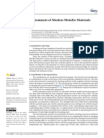 Forming and Heat Treatment of Modern Metallic Materials