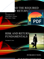 Group D RISK AND THE REQUIRED RATE OF RETURN