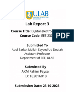 Experiment Name: Adder and Subtractor