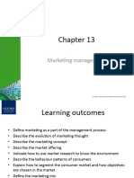 Chapter 13 - Marketing Management