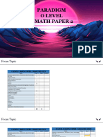 Paradigm O Level 2023 Paper 2 Analysis