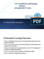 Ch. 18. Intra-Operative Nursing Care