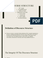 Group 1 Discourse Analysis