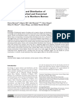 Species Richness and Distribution of Primates in Disturbed and Converted Forest Landscapes in Northern Borneo