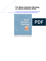 Test Bank For Basic Geriatric Nursing 5 Edition Gloria Hoffman Wold