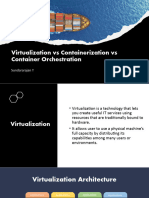 Virtualization Vs Containerization Vs Orchestration