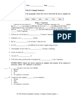 Great Writing 5e Foundations Unit 12 Exam View Test