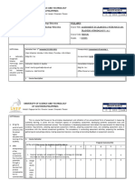 EDU 216-Assessment in Learning 2 With Focus On TM - Syllabus PDF