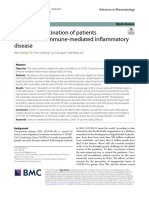 COVID-19 Vaccination of Patients With Chronic Immune-Mediated Inflammatory Disease