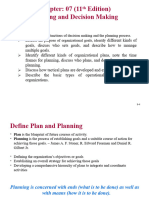 Planning and Decision Making Process ch07