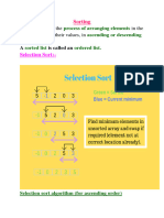 Sorting in C