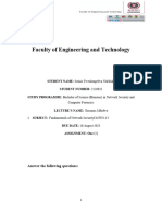 Fundamentals of Network Security Assignment 1