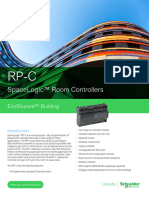 RP-C - SpaceLogic Room Controllers Specification Sheet