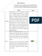 Input and Output Devices