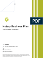 Notary Business Plan