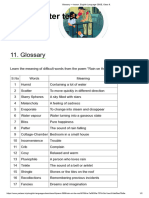 Glossary - Lesson. English Language CBSE, Class 9