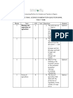 Jss1 Agric Science First Term Question Bank 1