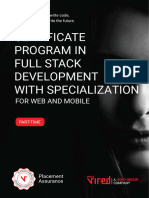 Certificate Program in Full Stack Development With Specialization