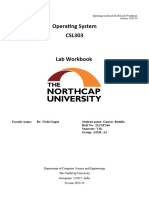 OS Workbook 21CSU246