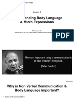 3 - PPT - Understanding Body Language & Micro Expressions