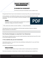 The Momentum Worksheet From Craig Groeschel Leadership Podcast FINAL