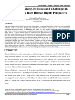 Human Trafficking Its Issues and Challenges in India A Study From Human Rights Perspective