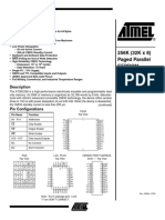 256K (32K X 8) Paged Parallel Eeprom AT28C256: Features