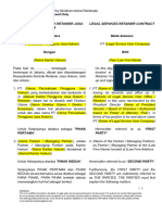 Kontrak Retainer Jasa Hukum