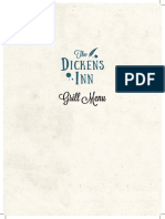 Dickensinn Grill Menu A4